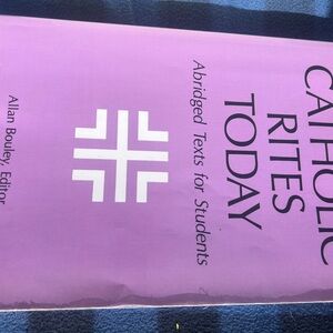 Purple 'Catholic Rites Today' Book